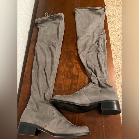 Charles By Charles David Shoes - Over-the-Knee Suede Boots in Gray